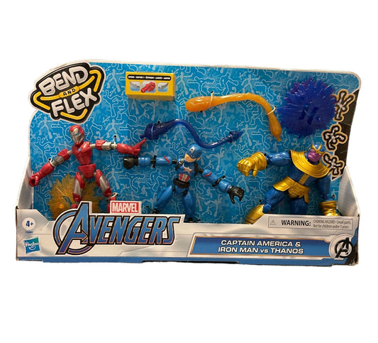 MUÑECOS MARVEL AVENGERS BEND AND FLEX