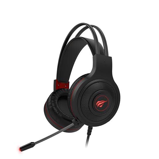 AUDÍFONO GAMER HAVIT H2011D 3.5MM+USB CON LUZ LED ROJA