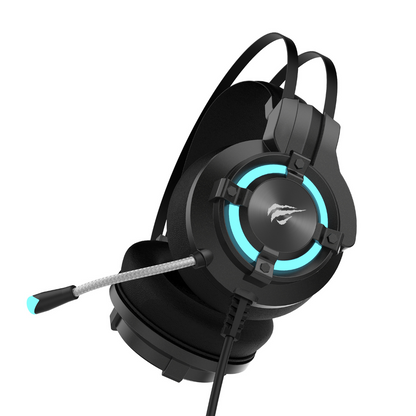 Audífono Gamer Havit H2212U 7.1 USB Luz LED blue con control