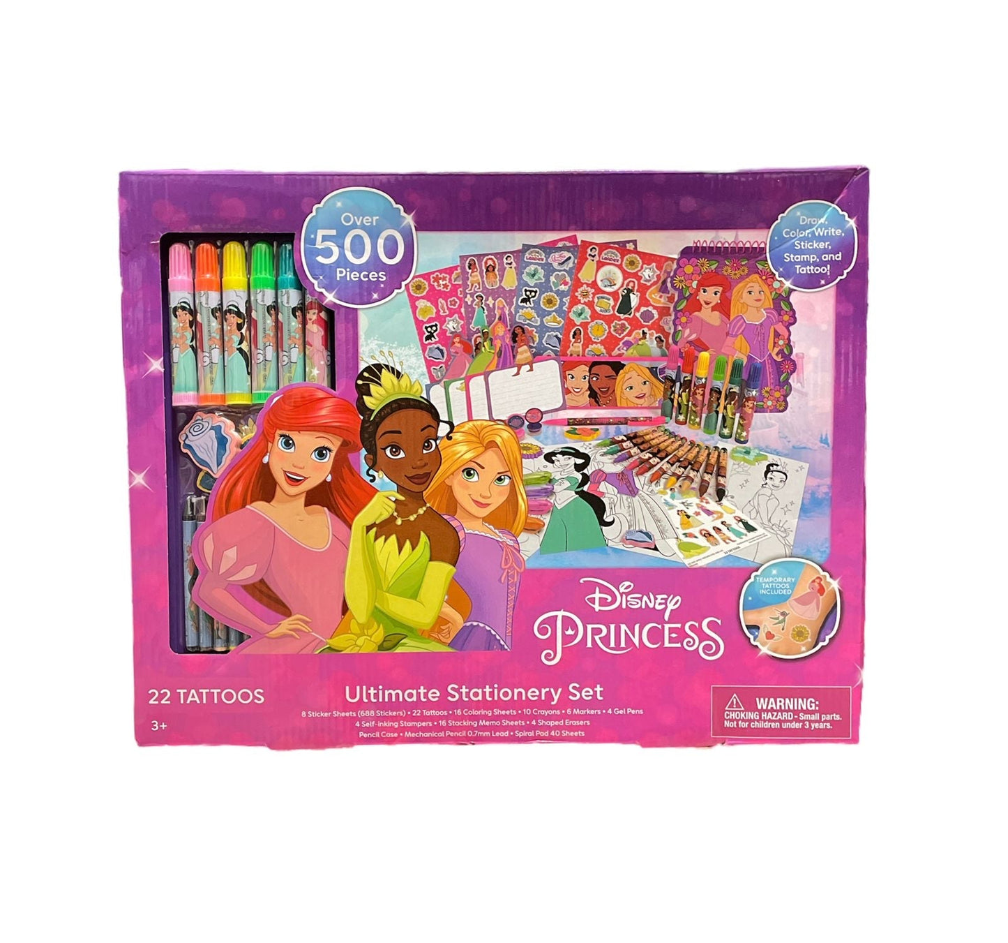 SET DE DIBUJOS PRINCESAS DISNEY