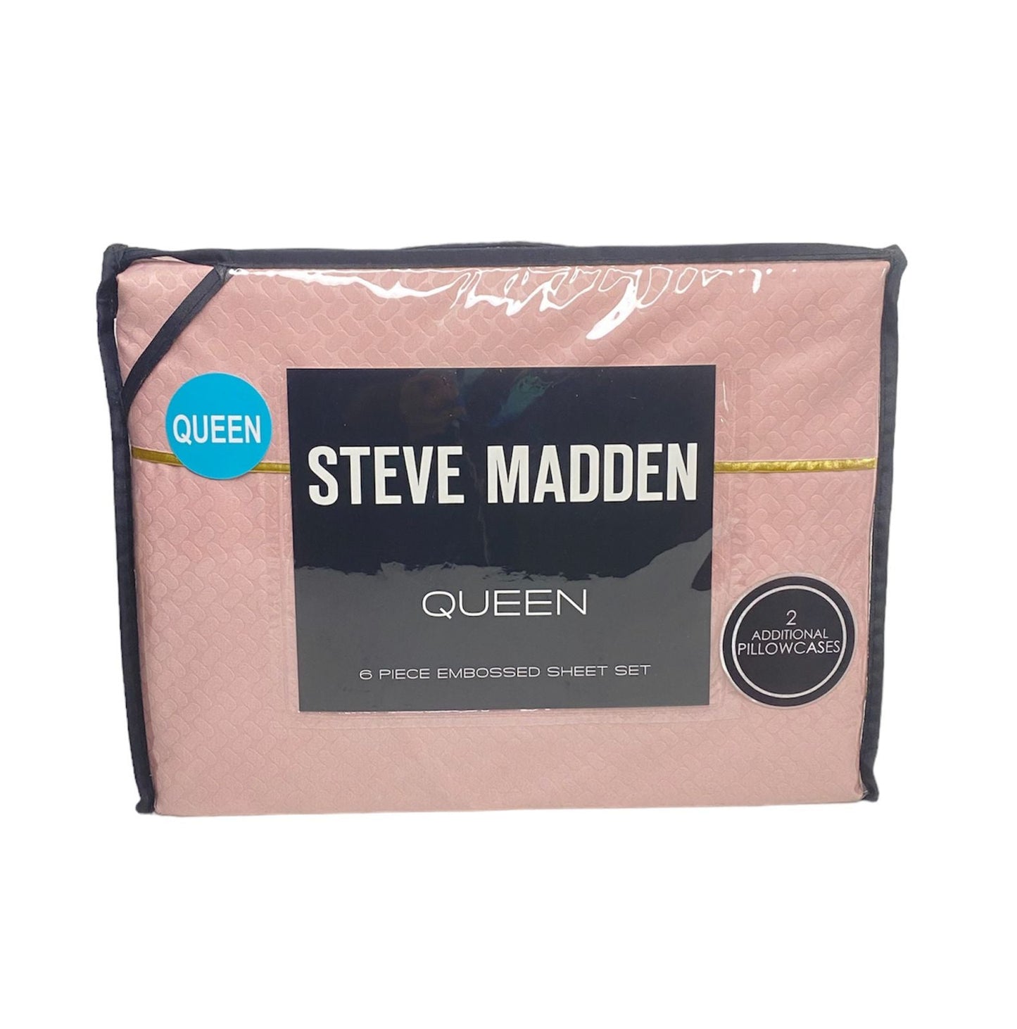 SET SABANAS QUEEN 6 PIEZAS STEVE MADDEN VARIOS COLORES