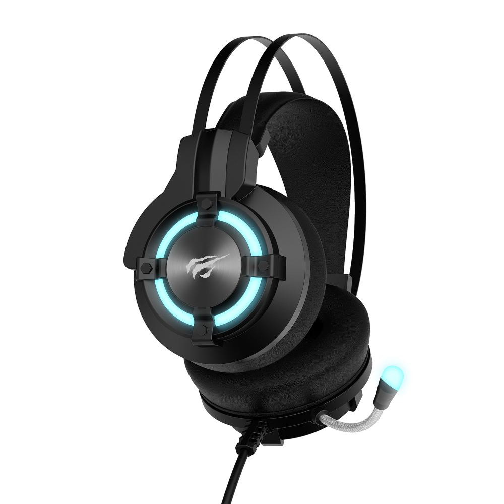 Audífono Gamer Havit H2212U 7.1 USB Luz LED blue con control