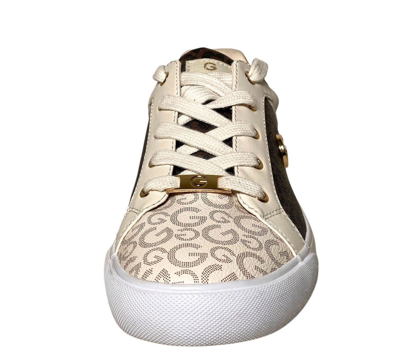 Tenis Guess café con beige #7.5MX