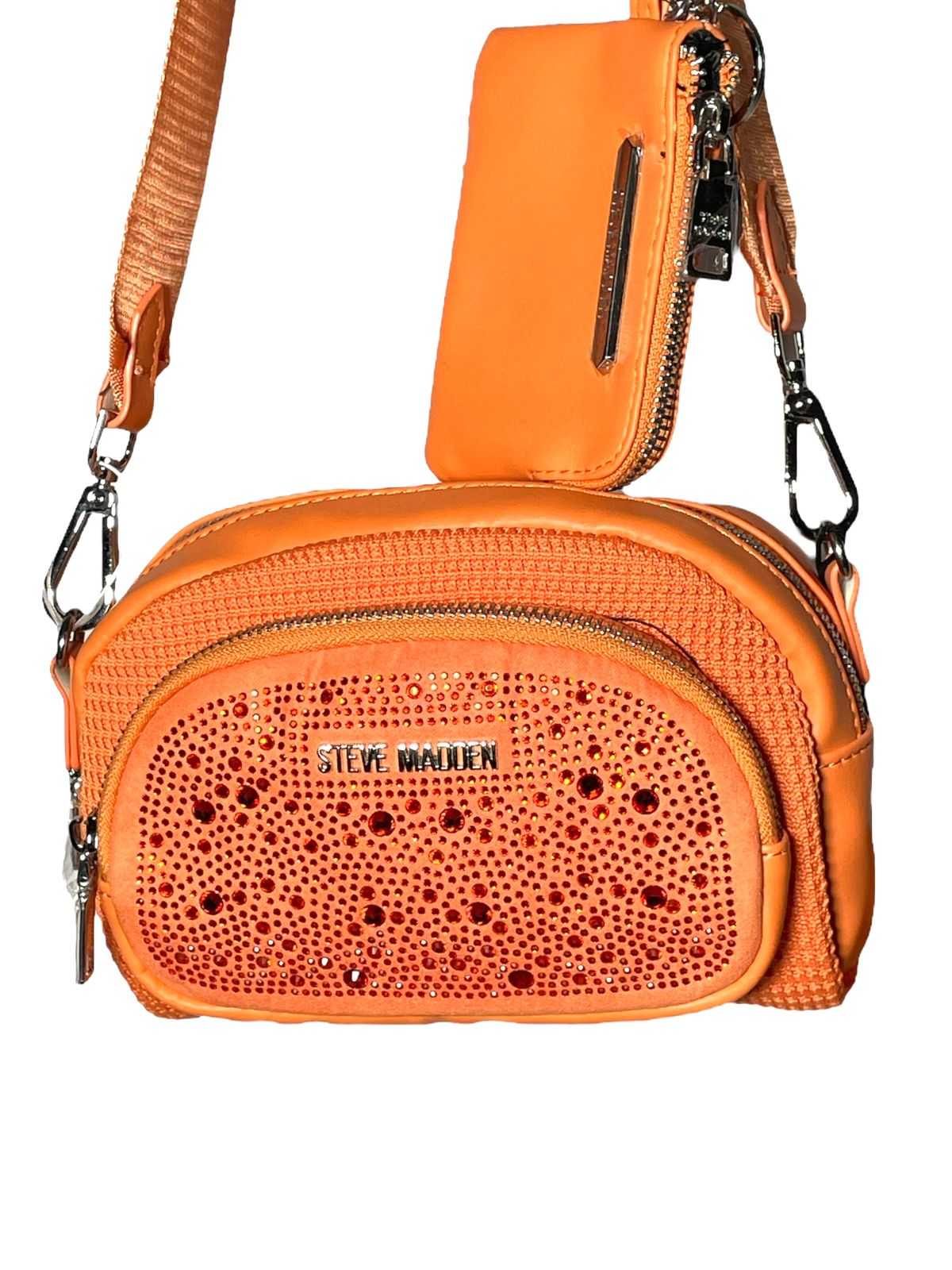 BOLSA STEVE MADDEN NARANJA CON MONEDERO