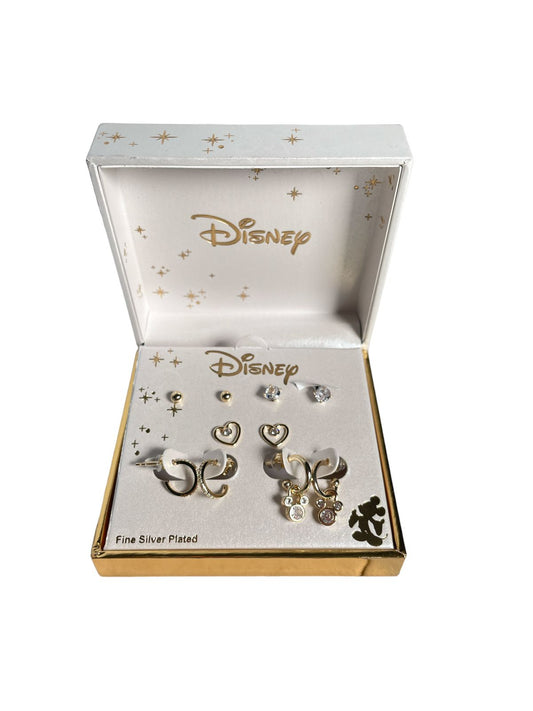 ARETES DISNEY DE PLATA FINA