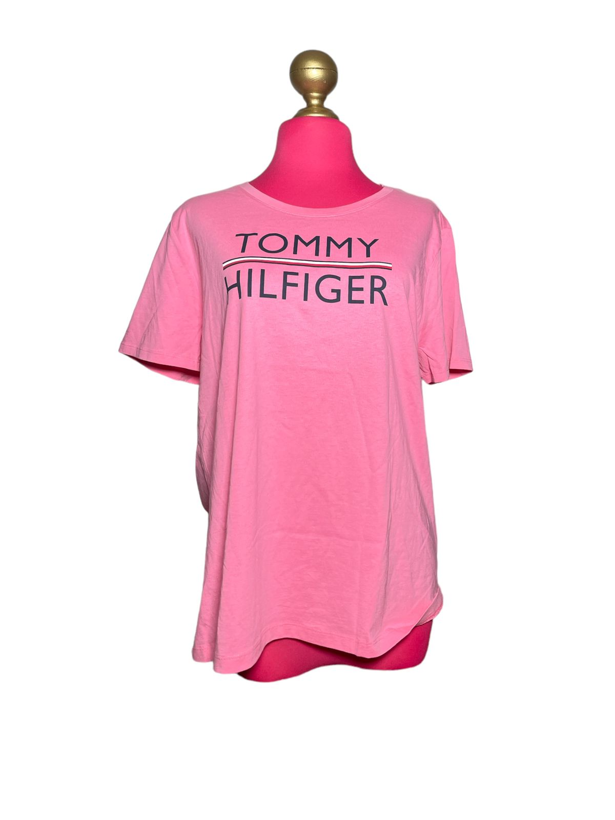 BLUSA TOMMY HILFIGER ROSA TALLA M