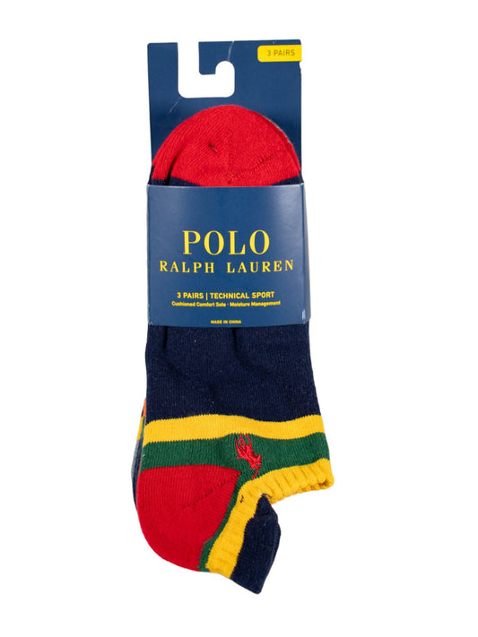 CALCETAS CORTAS RALPH LAUREN DE VARIOS COLORES 3 PARES