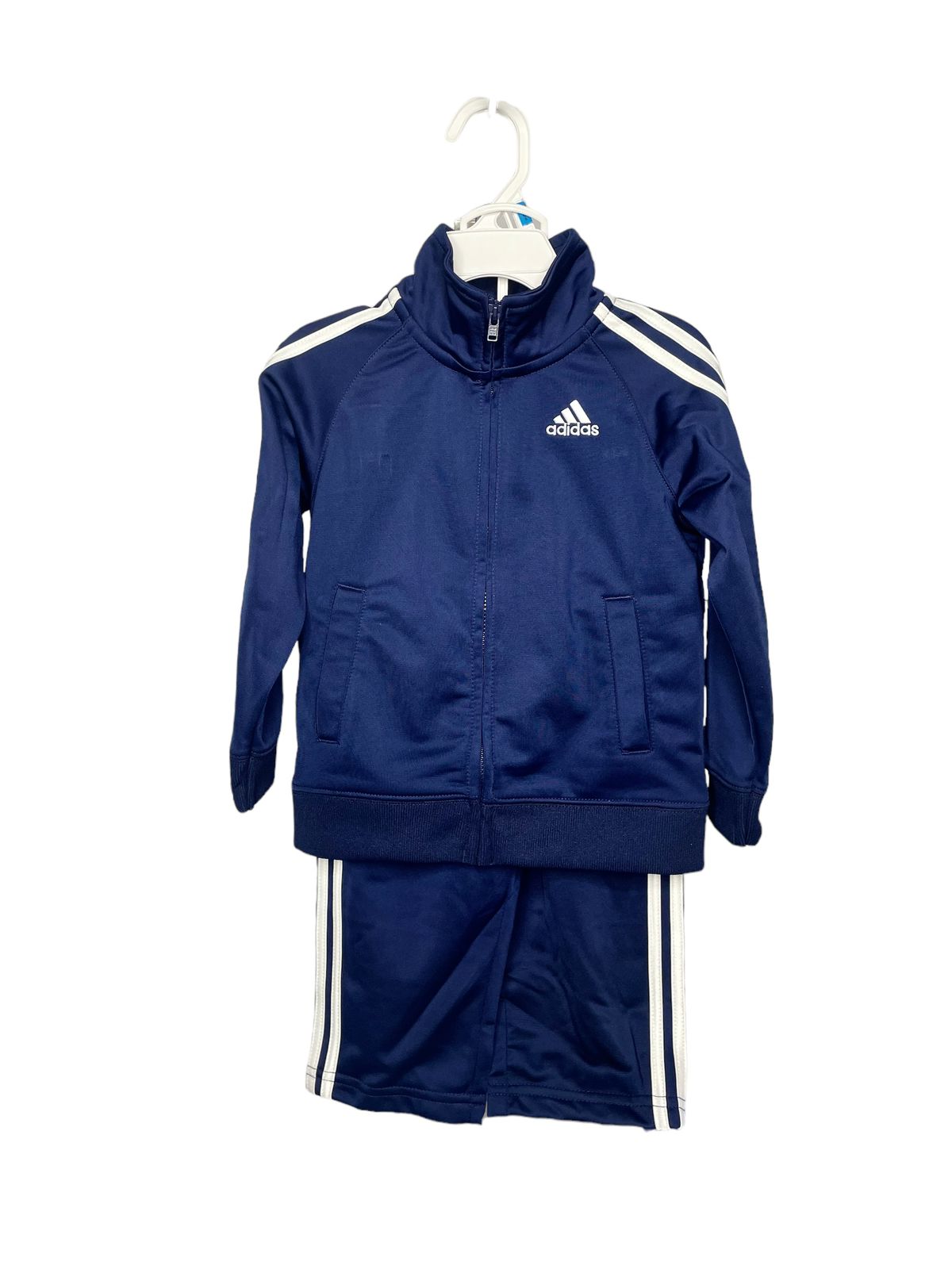 CONJUNTO ADIDAS PNTS Y CHAMARRA AZUL 24M