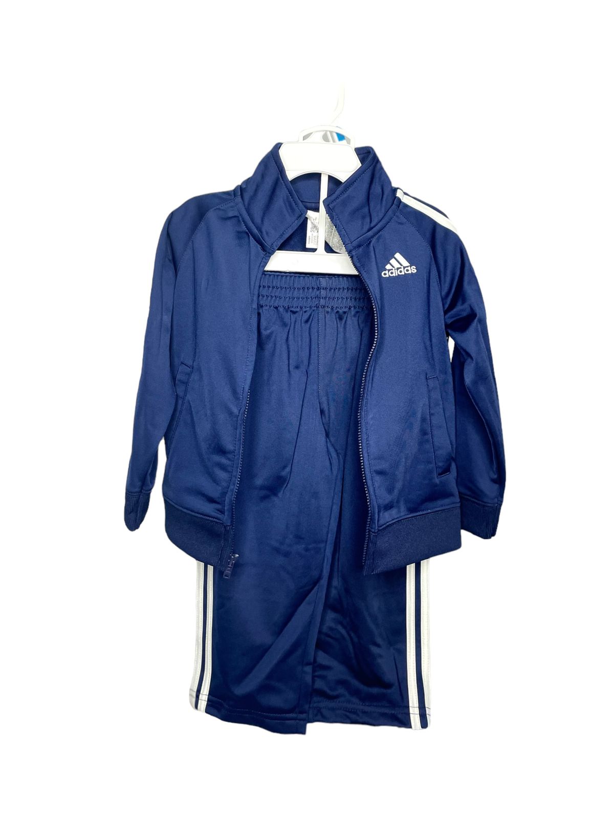 CONJUNTO ADIDAS PNTS Y CHAMARRA AZUL 24M