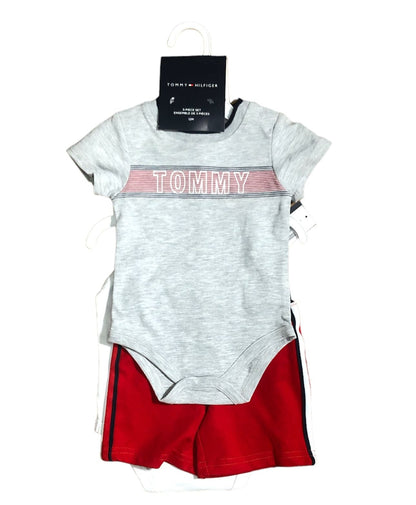 CONJUNTO TOMMY HILFIGER PARA NIÑO 3 PZ 6M