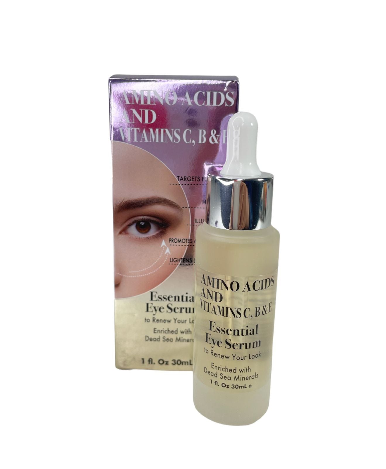 ESSENCIAL EYE SERUM ACEITE ESCENCIAL CON AMINOACIDOS Y VITAMINA C, B Y E