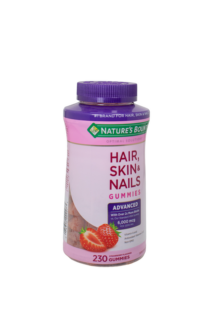 Gomitas Vitaminas para Cabello, Piel & Uñas NATURE´S BOUNTY Hair, Skin & Nails