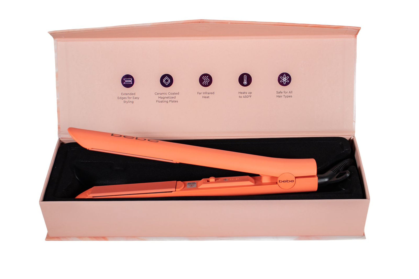 PLANCHA PARA CABELLO BEBE NARANJA