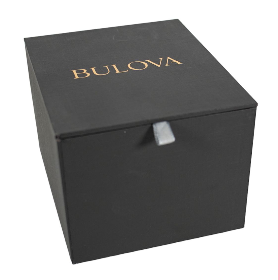 RELOJ BULOVA NEGRO CON PLATEADO DAMA