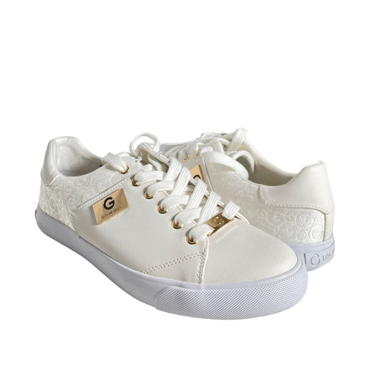 Tenis Guess by Guess blanco aperlado #7 MX