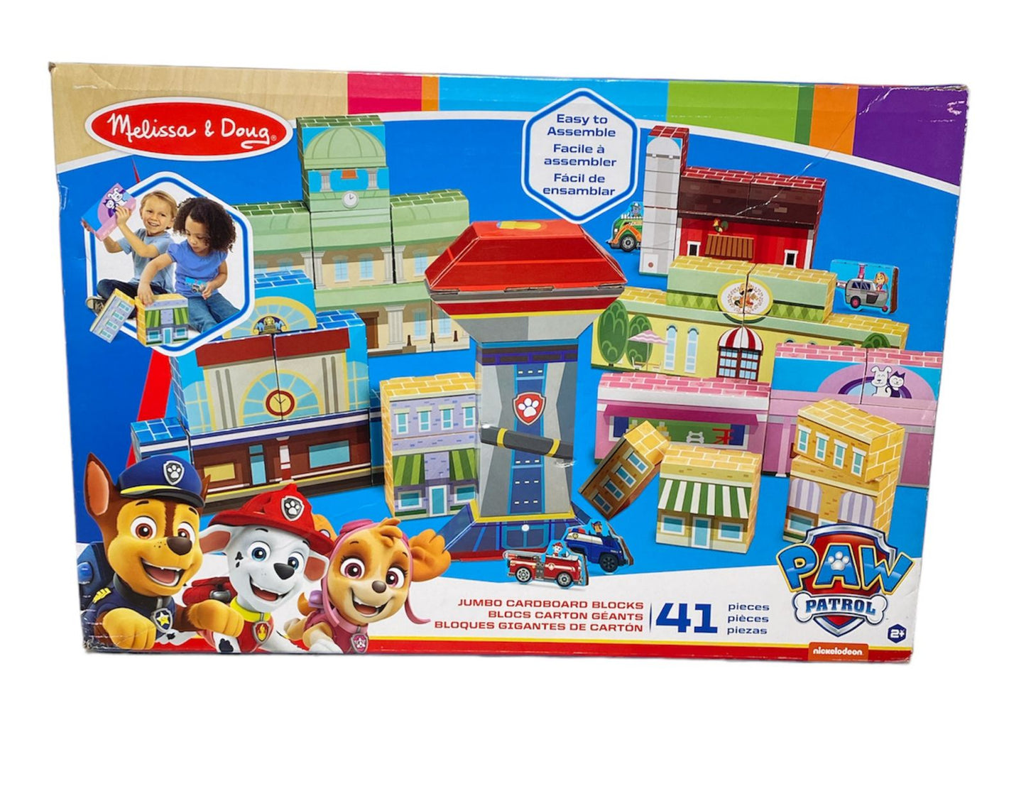 BLOQUES GIGANTES DE CARTON DE PAW PATROL MELISSA & DOUG