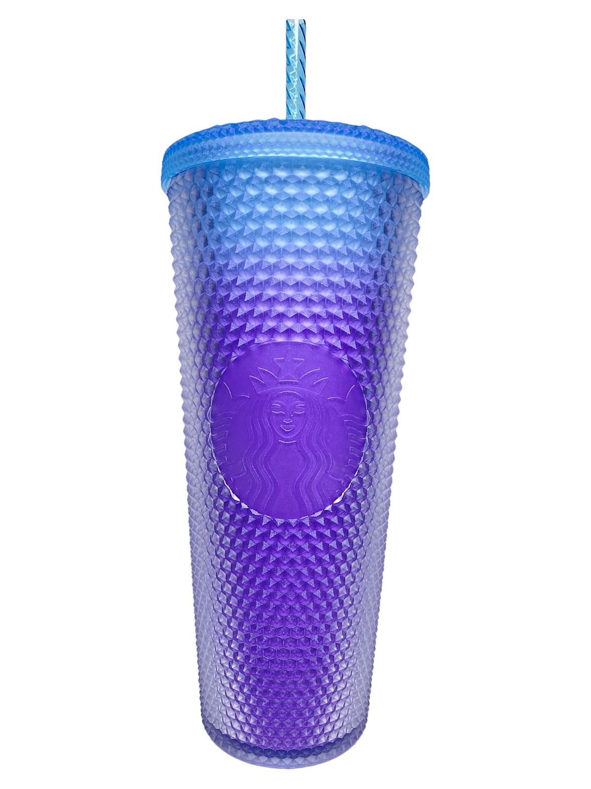 VASO BICOLOR AZUL Y MORADO 24 OZ