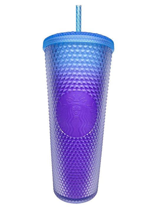 VASO BICOLOR AZUL Y MORADO 24 OZ