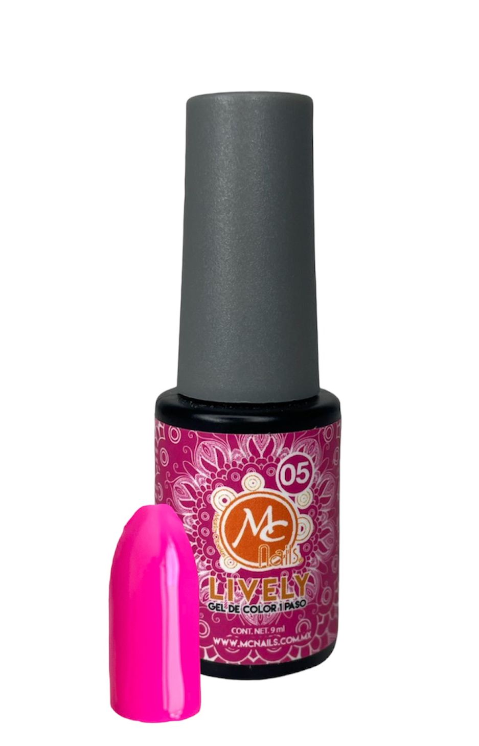 GEL DE COLOR MC NAILS LIVELY