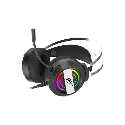 Audifonos Gamer Havit H2026d con Luz LEd RGB 3.5mm + USB