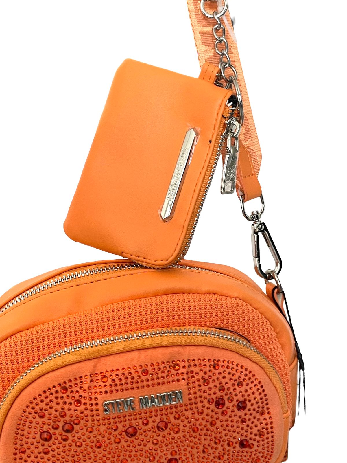 BOLSA STEVE MADDEN NARANJA CON MONEDERO