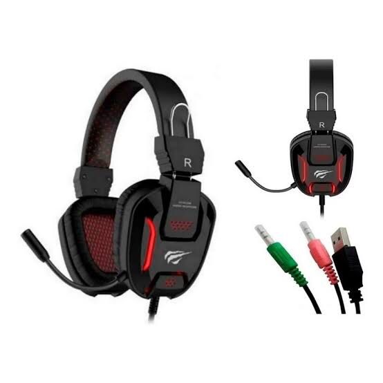 AUDÍFONO GAMER HAVIT H2168D 3.5MM+USB, Sonido potente y micrófono ajustable con luz LED