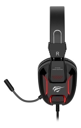 AUDÍFONO GAMER HAVIT H2168D 3.5MM+USB, Sonido potente y micrófono ajustable con luz LED