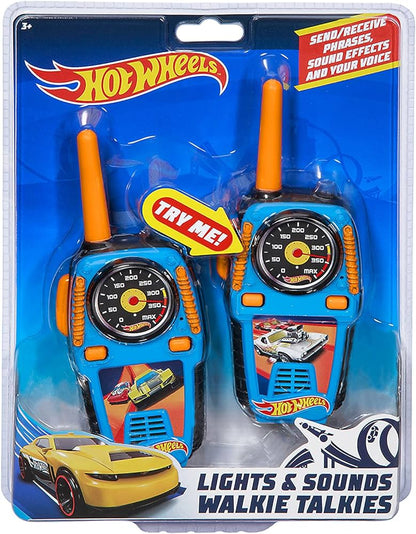 HOT WHEELS WALKIE TALKIES CON LUCES INTEGRAADAS