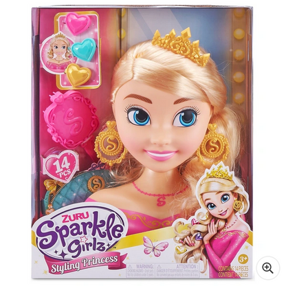 MUÑECA PARA PEINAR SPARKLE GIRLZ PRINCESS